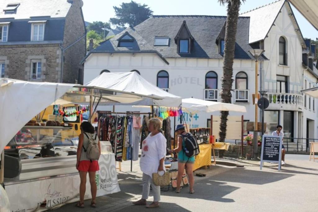 Ty Ar Mor Maison De La Mer, A 40 M De La Plage Saint-Michel-en-Grève Dış mekan fotoğraf