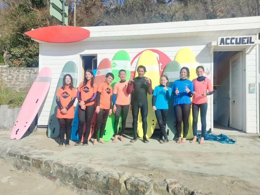Ty Ar Mor Maison De La Mer, A 40 M De La Plage Saint-Michel-en-Grève Dış mekan fotoğraf