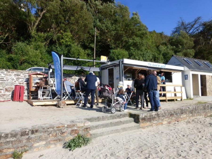 Ty Ar Mor Maison De La Mer, A 40 M De La Plage Saint-Michel-en-Grève Dış mekan fotoğraf